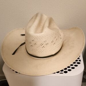 Cream Stetson Cowboy Hat